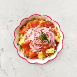 【食譜分享】柚肉和風醬_和風番茄雞蛋麵