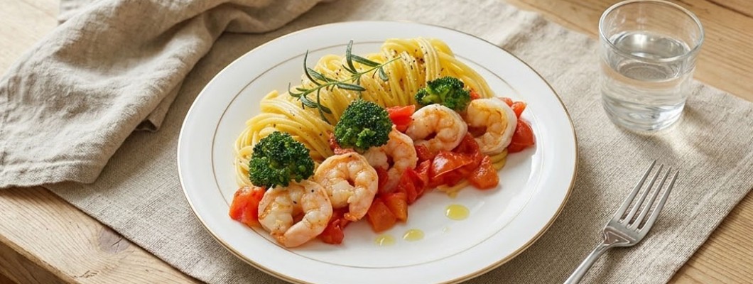 【創意料理】一鍋到底！酸甜開胃的「糖醋番茄蝦仁義大利麵」｜懶人食譜