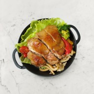 【減醣友善】醬燒雞腿排佐菇菇