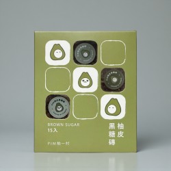 柚皮黑糖磚